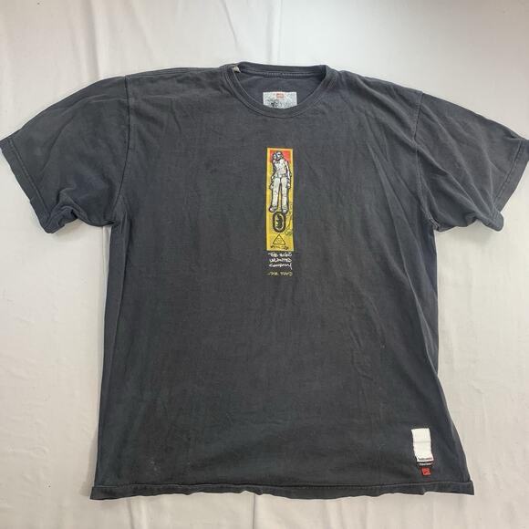 Vintage Ecko Unltd Shirt Mens XL Black Y2K Streetwear Hip Hop Good Distress - Picture 3 of 12